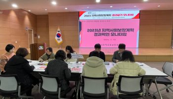 2023년 지역사회보장계획 결과확인 모니터링